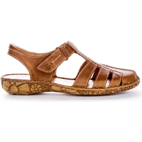 Rosalie 48 Camel Sandals Women , female, Sizes: 7 UK, 8 UK - Josef Seibel - Modalova