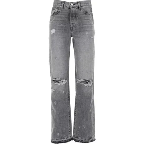 Graue Denim Jeans - Stilvoll und Trendig , Damen, Größe: W26 - Amiri - Modalova