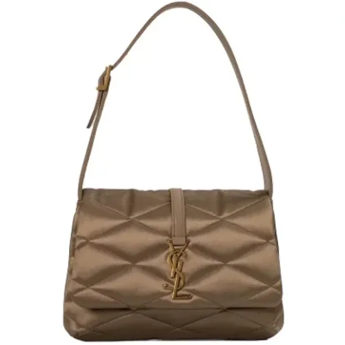 Pre-owned Suede shoulder-bags , female, Sizes: ONE SIZE - Yves Saint Laurent Vintage - Modalova