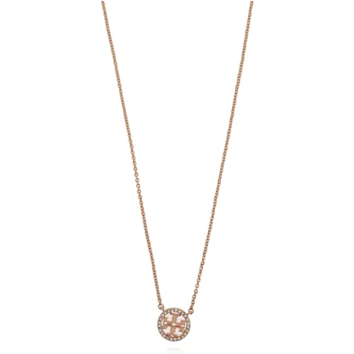 Necklace with logo pendant , female, Sizes: ONE SIZE - TORY BURCH - Modalova