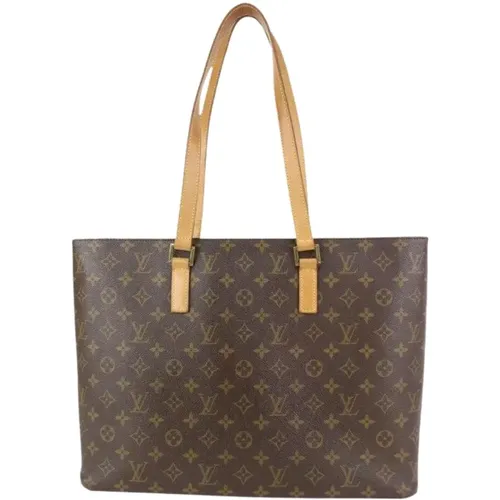 Canvas LV Bags, Pre-owned, Spain Made , female, Sizes: ONE SIZE - Louis Vuitton Vintage - Modalova