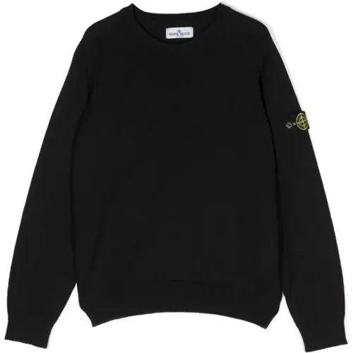 Navy Blauer Pullover Upgrade Moderner Stil - Stone Island - Modalova