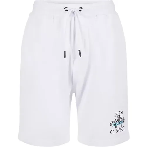 Bermuda-Shorts mit Cartoon-Logo,Hellgraue Shorts - Iceberg - Modalova