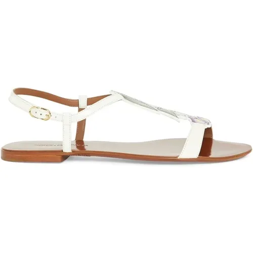 Leather Sandals , female, Sizes: 2 1/2 UK - Dolce & Gabbana - Modalova