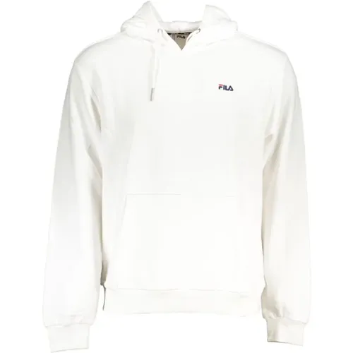 Weißer Kapuzenpullover aus Baumwollmischung , Herren, Größe: XS - Fila - Modalova