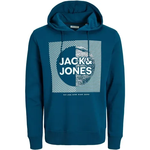 Jack Jones Hoodie Stein Kapuzensweatshirt , Herren, Größe: L - jack & jones - Modalova