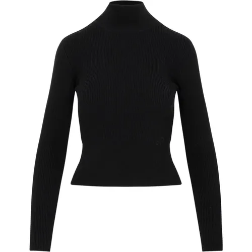 Ribbed Turtleneck Sweater Aw23 , female, Sizes: M - Patou - Modalova