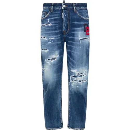 Blaue Jeans für Männer , Herren, Größe: 2XL - Dsquared2 - Modalova