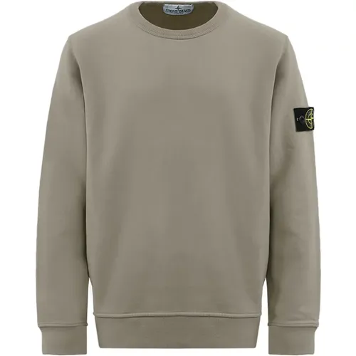 Logo-Patch Pullover in Grau - Stone Island - Modalova