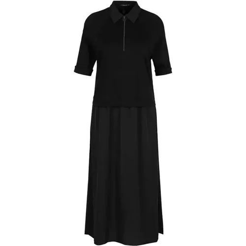 A-Line Polo Dress with Pockets , female, Sizes: S - Marc Cain - Modalova