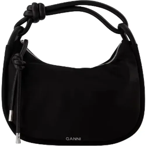 Lederhandtasche mit Schulterriemen - Neu mit Etiketten , Damen, Größe: ONE Size - Ganni - Modalova