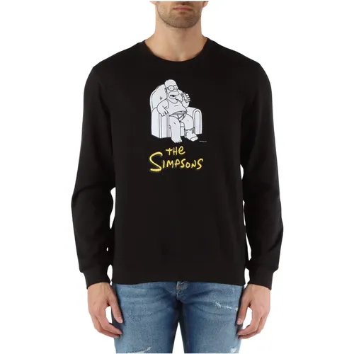 The Simpsons Regular Fit Cotton Sweatshirt , male, Sizes: M, XL, L, S - Antony Morato - Modalova