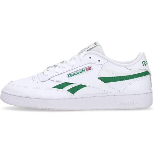 Club C Revenge Niedriger Sneaker Weiß/Grün , Herren, Größe: 45 1/2 EU - Reebok - Modalova