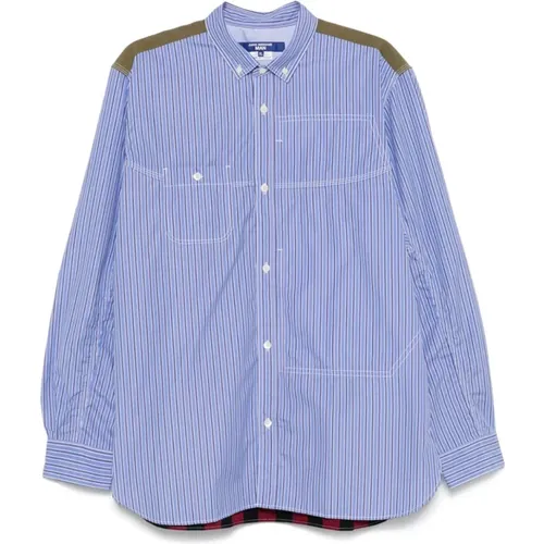 Striped Long Sleeve Shirt , male, Sizes: XL - Junya Watanabe - Modalova