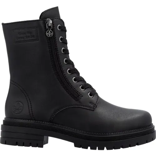 Schwarze Lässige Damen Stiefeletten - Rieker - Modalova