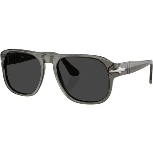 Polarized Smoke Grey Sunglasses , unisex, Sizes: 57 MM - Persol - Modalova