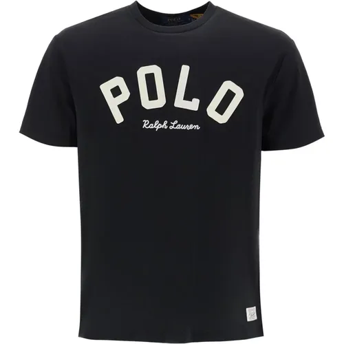 Logo T-Shirt Classic Fit Crew Neck , male, Sizes: XS, XL, S, M - Polo Ralph Lauren - Modalova