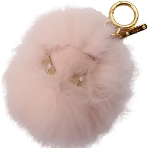 Pre-owned Faux Fur key-holders , female, Sizes: ONE SIZE - Fendi Vintage - Modalova