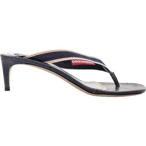 Heeled Mules , Damen, Größe: 37 EU - Dsquared2 - Modalova