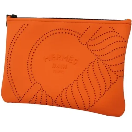 Pre-owned Nylon pouches , female, Sizes: ONE SIZE - Hermès Vintage - Modalova