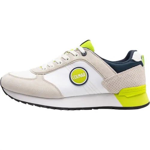 White Sneakers Travis Colors , male, Sizes: 12 UK - Colmar - Modalova