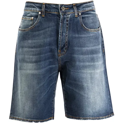 Herren Denim Bermuda Shorts - Mittelwaschung , Herren, Größe: M - Liu Jo - Modalova