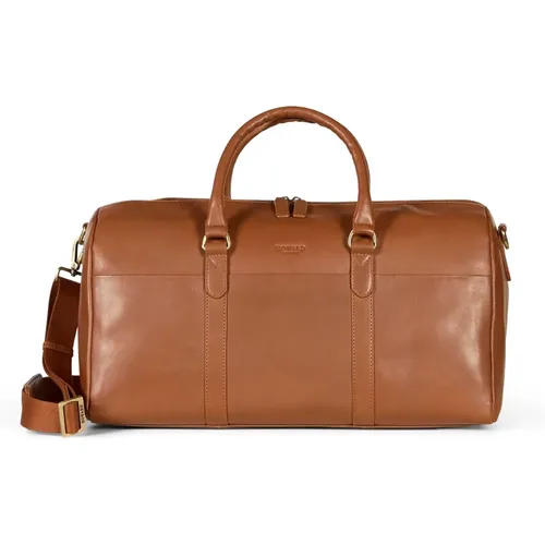 Braune Leder-Wochenendtasche - Howard London - Modalova