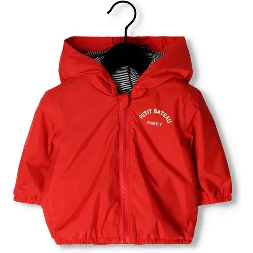 Windbreaker Jacke Rot Unisex - Petit Bateau - Modalova