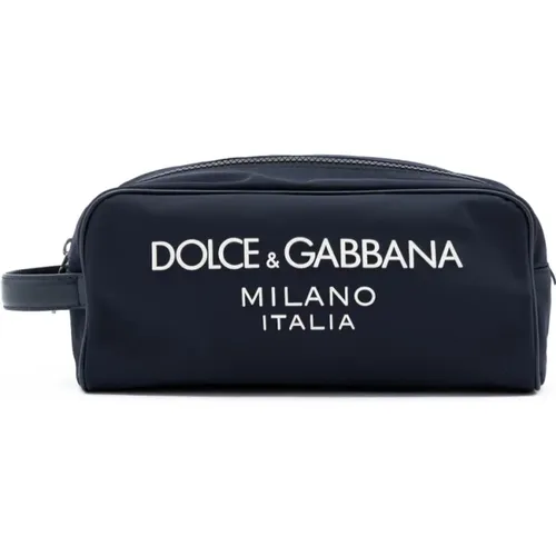 Nylon-Logo-Fronttasche , Herren, Größe: ONE Size - Dolce & Gabbana - Modalova