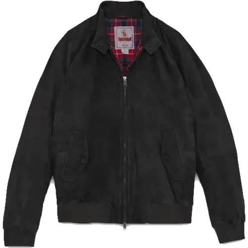 Winter G9 Suede Harrington Jacket , male, Sizes: L, 2XS, 2XL - Baracuta - Modalova