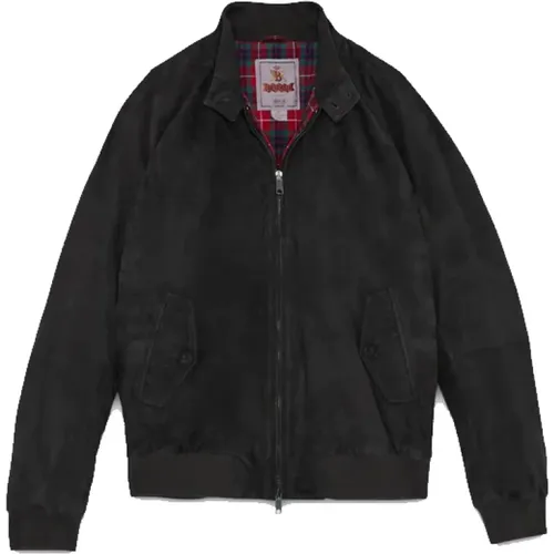 Winter G9 Suede Harrington Jacket , male, Sizes: L - Baracuta - Modalova