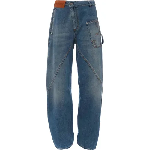 Twisted Workwear Jeans , male, Sizes: W32, W30, W28 - JW Anderson - Modalova