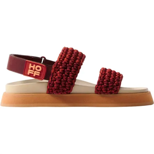 Multicolor Braided Sandal with Memory Foam , female, Sizes: 3 UK - Hoff - Modalova