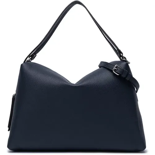 Hammered Leather Handbag Alifa , female, Sizes: ONE SIZE - Gianni Chiarini - Modalova