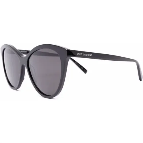 Schwarze Sonnenbrille mit Original-Etui - Saint Laurent - Modalova