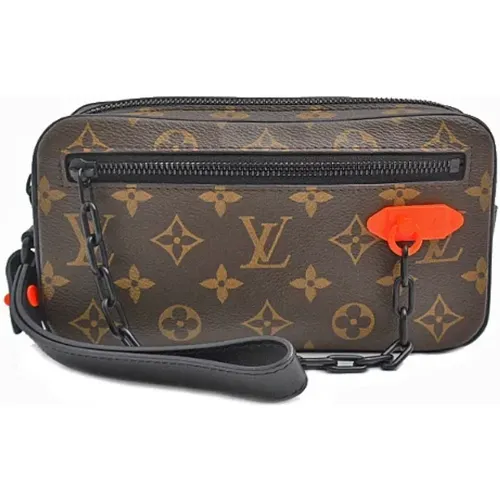 Pre-owned Canvas clutches , male, Sizes: ONE SIZE - Louis Vuitton Vintage - Modalova