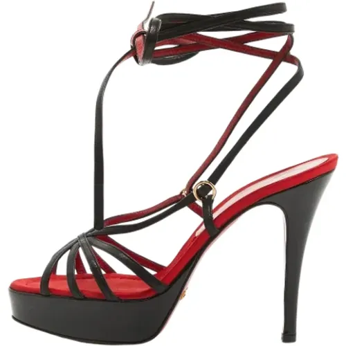 Pre-owned Leder sandals , Damen, Größe: 38 EU - Dolce & Gabbana Pre-owned - Modalova