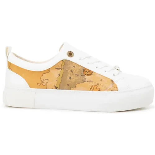 Geo Classic Leder Sneakers , Damen, Größe: 37 EU - Alviero Martini 1a Classe - Modalova