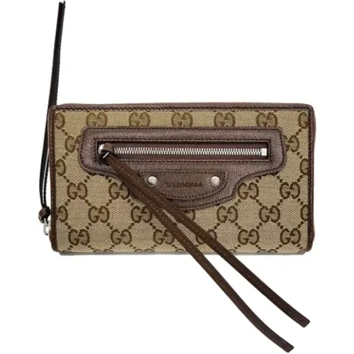 Pre-owned Canvas wallets , female, Sizes: ONE SIZE - Gucci Vintage - Modalova