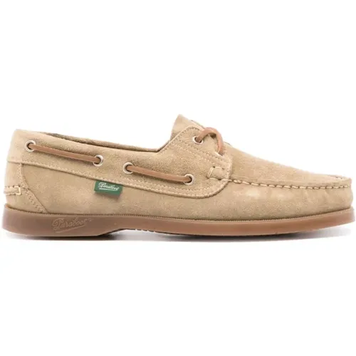 Suede Leather Loafers , male, Sizes: 7 UK - Paraboot - Modalova