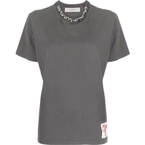 T-Shirts & Polos for Women , female, Sizes: M - Golden Goose - Modalova