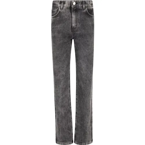 Black Straight-Leg Jeans , female, Sizes: W27, W26 - Federica Tosi - Modalova