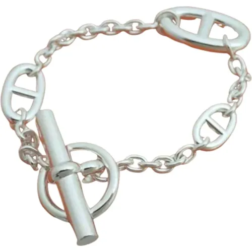 Pre-owned Silver bracelets , female, Sizes: ONE SIZE - Hermès Vintage - Modalova