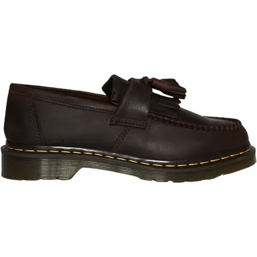 Vintage Leather Moccasins for Men , male, Sizes: 9 UK - Dr. Martens - Modalova