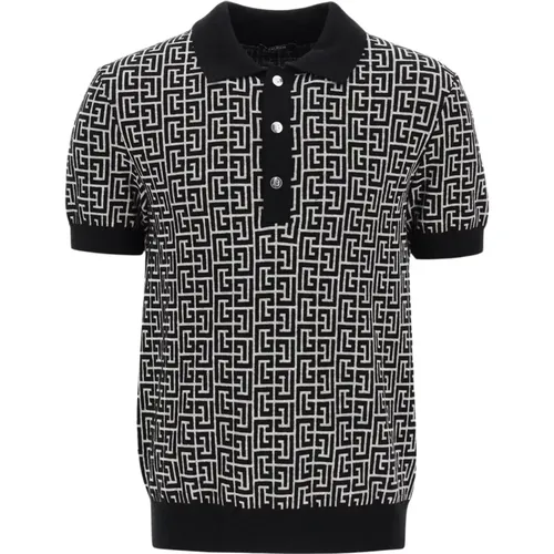 Polo Shirts , Herren, Größe: M - Balmain - Modalova