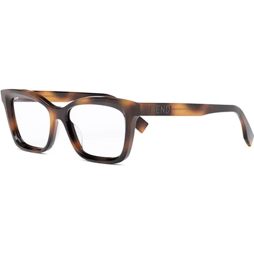 Elegant Glasses - Fe50057I-053 , unisex, Sizes: 52 MM - Fendi - Modalova