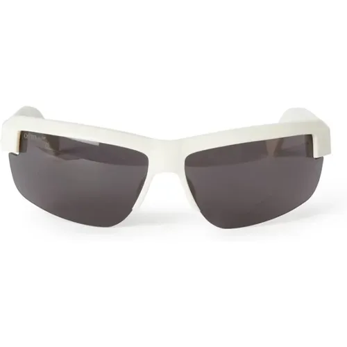 Off , Stilvolle Sonnenbrille , unisex, Größe: ONE Size - Off White - Modalova