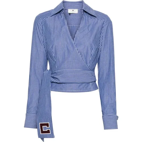 Chic Shirts Collection , female, Sizes: S - Elisabetta Franchi - Modalova