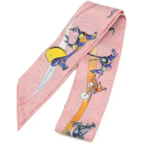 Pre-owned Silk scarves , female, Sizes: ONE SIZE - Hermès Vintage - Modalova