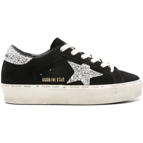 Sneakers with Star Patch , female, Sizes: 2 UK - Golden Goose - Modalova